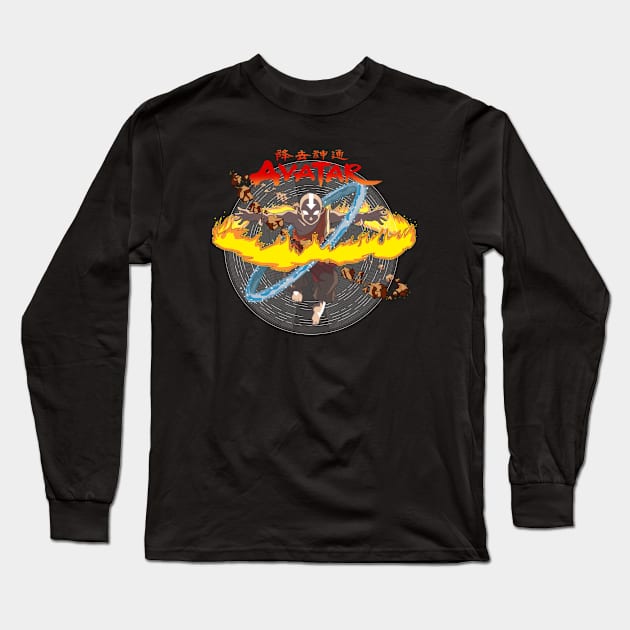 aang avatar mode Long Sleeve T-Shirt by Mortensen